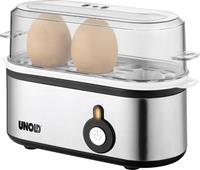 Eierkoker Mini RVS 210 W voor 1 tot 3 eieren