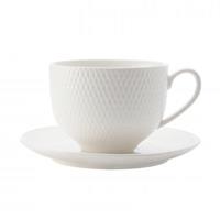 Maxwell & Williams Tasse & Untertasse Diamonds Round 280 ml