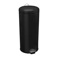 Pedaalemmer XL - 30 liter - zwart