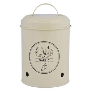 Esschert Design Voorraadblik knoflook Garlic15 liter