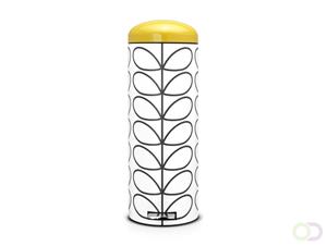 Pedaalemmer Retro 20 ltr Brabantia, crème geel