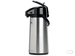 Thermos isoleerkan met pomp, inox