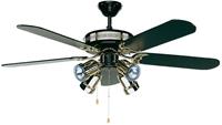 Deckenventilator BLACK MAGIC Rotorblatt-Ø 1320 mm mit Leuchte