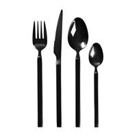 Broste Copenhagen Tvis TVIS Besteckset titanium black 16tlg. (schwarz)