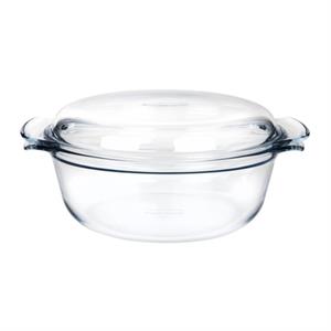 Pyrex ronde glazen casserole 3,75ltr