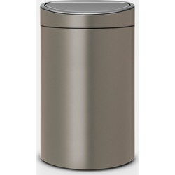 Brabantia Touch bin 23/10 liter Platinum