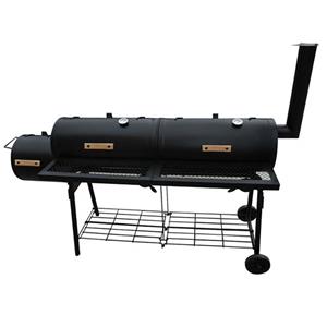 vidaXL Barbecue-Smoker Grill Nevada XL  Schwarz