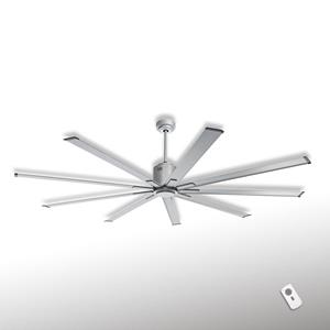 Casafan Big Smooth Eco ventilator 220 cm titanium zilver