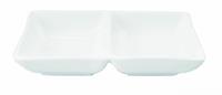 Wit Rechthoekig Bord - White Series - 2 delig - 14 x 7 x 3cm
