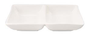 Wit Rechthoekig Bord - White Series - 2 delig - 14 x 7 x 3cm