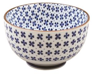 Blauw/Wit Kom - Mixed Bowls - 12.7 x 7.5cm 500ml
