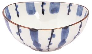 Blauw/Witte kom - Mixed Bowls - 16 x 7cm 500ml