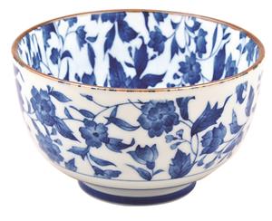 Blauw/Wit Kom - Mixed Bowls - 12.7 x 7.5cm 500ml