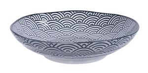 Tokyo Design Studio - Nippon Black - Diep Pastabord - Golven - 21 x 5.2cm