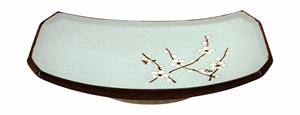 Mintgroen Rechthoekig Bord - Soshun - 22 x 15cm