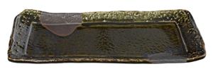 Bruin Rechthoekig Bord - Large Plates - 33.6 x 14cm