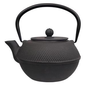 Zwarte Gietijzeren Theepot - Cast Iron - 1200ml