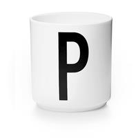 designletters Design Letters - Personal Porcelain Cup P - White