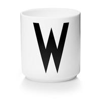 designletters Design Letters - Personal Porcelain Cup W - White