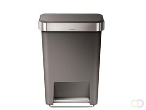 Simplehuman Rectangular pedaalemmer 45 liter