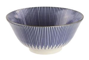 Blauw/Witte Kom - Mixed bowls - 14.8 x 6.8cm 500ml