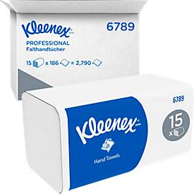 kleenex Ultra™ Papierhandtücher (L x B) 21cm x 21.5cm Hochweiß 15 x 186 Bl./Pack. 2790 Blat