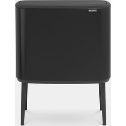 Brabantia Mülleimer Bo Touch Bin schwarz matt, 3 x 11 L