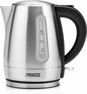 Princess Electrischer Wasserkocher 1 L 2200 W 236023 Grau