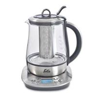 SOLIS OF SWITZERLAND Wasserkocher Teekocher Typ 5515, 1,2 l, 1400 W, Wasserstandsanzeige, Kalkfilter, Tee Funktionen