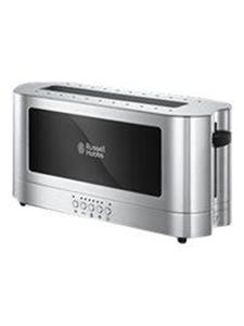 Russel Hobbs Russell Hobbs 23380-56. Aantal sneetjes: 2 snede(n), Kleur van het product: Grijs, Materiaal behuizing: Glas, Metaal. AC-ingangsspanning: 220-240 V, AC-ingangsfrequentie: 50 - 60 Hz