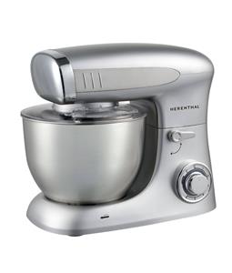 Urban Home | Keukenmachine Herenthal 1900W 6.5 liter zilverkleurig keukengerei rvs, kunststof keukenaccessoires koken & | NADUVI outlet