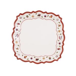 Villeroy & Boch Toy's Delight serveerbord 26x26cm - wit