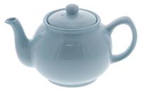Price and Kensington Fine Stoneware Traditional, Pastel Blue 6 cup teapot, 22 x 14 x 14 cm