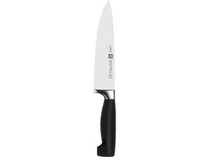 Zwilling Four Star koksmes 18 cm messenstaal zwart