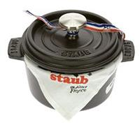 Staub La Cocotte Cocotte 14 cm / 800 ml, Rond, Zwart - La Cocotte - Staub