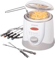 BOMANN BOMANN Fritteuse FFR 1290 CB mit 6 Fondue Gabeln, Cooltouch Gehäuse 1 l 900 W
