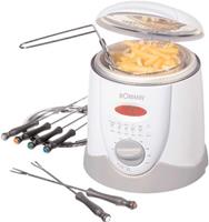 BOMANN BOMANN Fritteuse FFR 1290 CB mit 6 Fondue Gabeln, Cooltouch Gehäuse 1 l 900 W