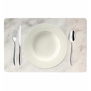 Plastic placemat marmer grijs 4 stuks