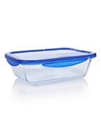 Pyrex Cook & Go Glass Rectangular Dish with Lid 30x22cm
