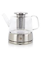 Zwilling Teekanne »ZWILLING Sorrento Teekanne mit Stövchen, 800 ml Transparent hochwertiges Borosilikatglas«, 0.8 l