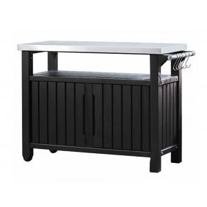 Keter Multifunktionaler Garten-Grilltisch Unity XL 228934 Schwarz