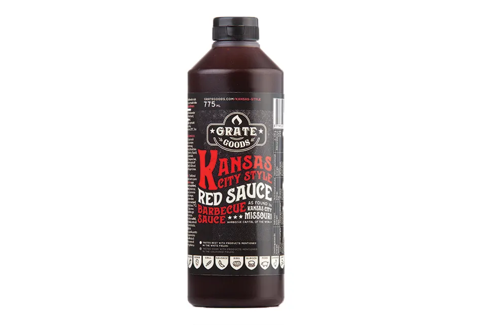 Grate Goods Kansas City Red Barbecue Sauce Knijpfles 775ml