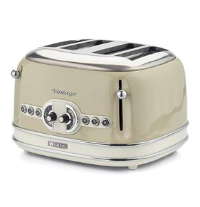 Ariete Toaster Vintage, 4 kurze Schlitze, für 4 Scheiben, 1600 W