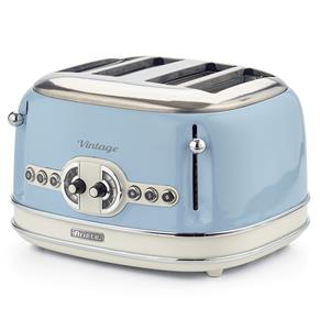 Ariete 156 Retro Broodrooster 4 Sneden Blauw