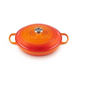 lecreuset Le Creuset Signature cast iron casserole (40.2cm) - Oranje