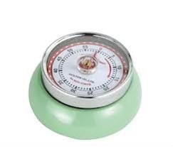 Zassenhaus Timer Speed kookwekker 7 cm metaal mintgroen