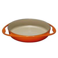 Pollmann LE CREUSET - Gietijzer - Tarte tatinvorm 28cm Oranjerood
