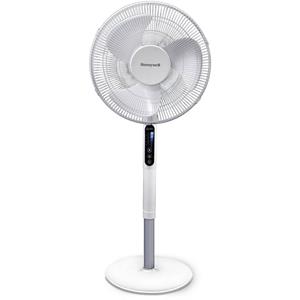 Honeywell HSF600WE QuietSet Staande ventilator In hoogte verstelbaar, LED-display, met afstandsbediening, oscillerend, zwenkbaar, timer 40 W Wit (Ã x h) 40 cm