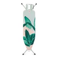 Brabantia Bügelbrett B Tropical Leaves / Mint 118302, Bügelfläche 124x38 cm