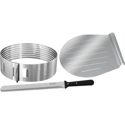 zenker 3-tlg. Tortenschneider Set silber